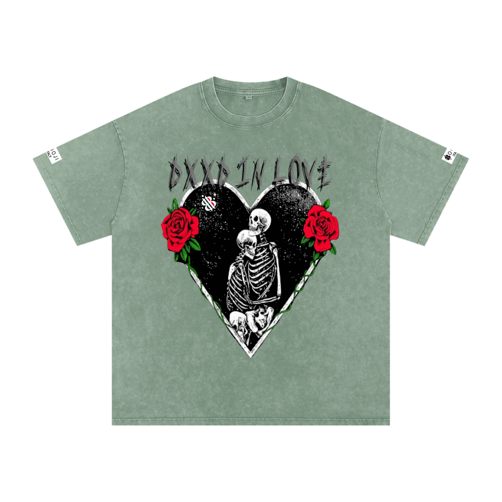 BOOJI ITALY "DXXD IN LOVE" SNOW WASHED T-SHIRT