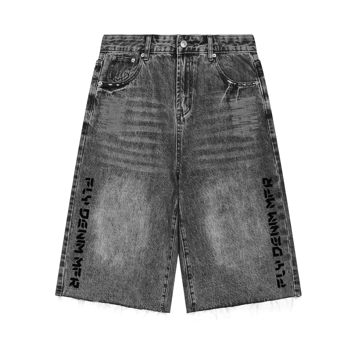 BOOJI ITALY FLY DENIM MFR. COLLECTION MEN'S WIDE LEG JORTS