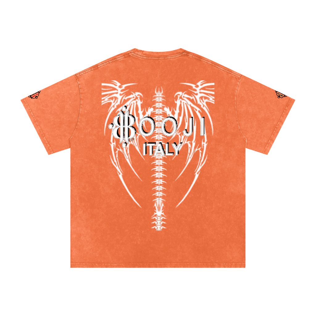 BOOJI ITALY "DXXD IN LOVE" LINE SNOW WASHED T-SHIRT