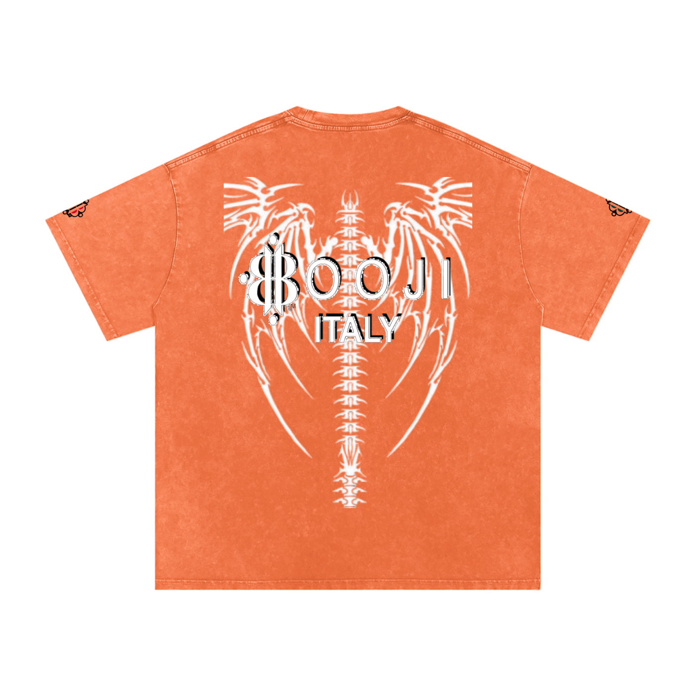 BOOJI ITALY "DXXD IN LOVE" LINE SNOW WASHED T-SHIRT