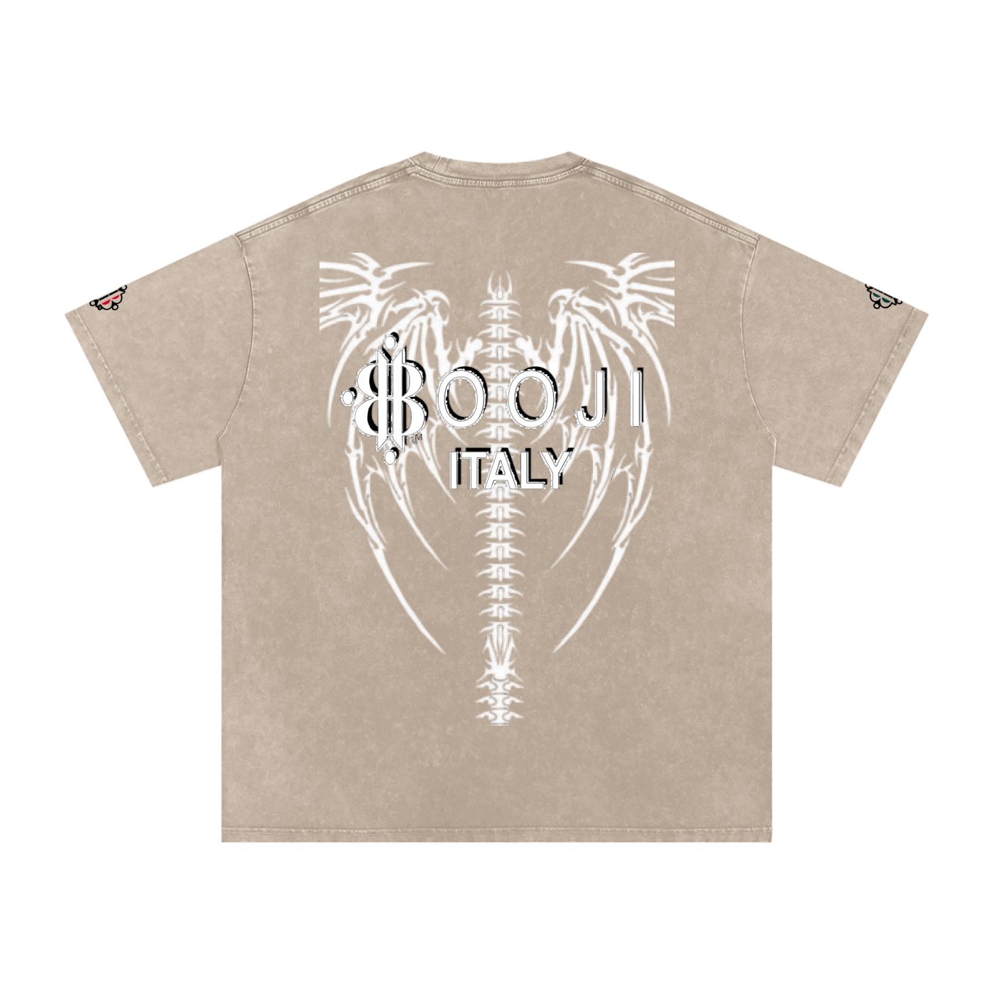 BOOJI ITALY "DXXD IN LOVE" LINE SNOW WASHED T-SHIRT