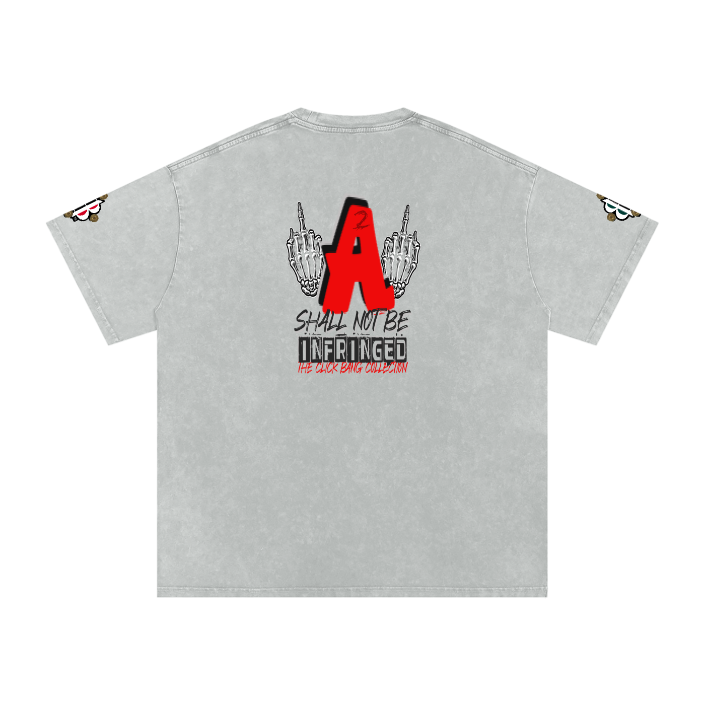 BOOJI ITALY CLICK BANG COLLECTION MENS SNOW WASHED T-SHIRT