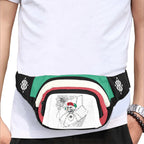 BOOJI ITALY MOLLYHOOD COLLECTION SPEEDY THA SPIDER BLACK WAIST BAG