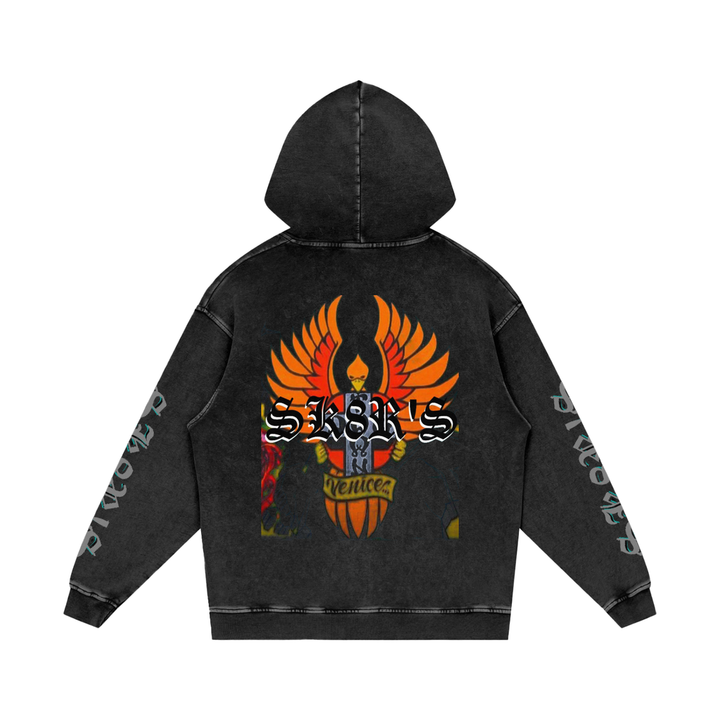 BOOJI ITALY SK8R'S COLLECTION SNOW WASHED HOODIE