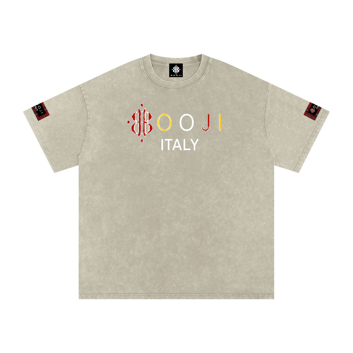 BOOJI ITALY ESCI'S COLLECTION SNOW WASHED T-SHIRT