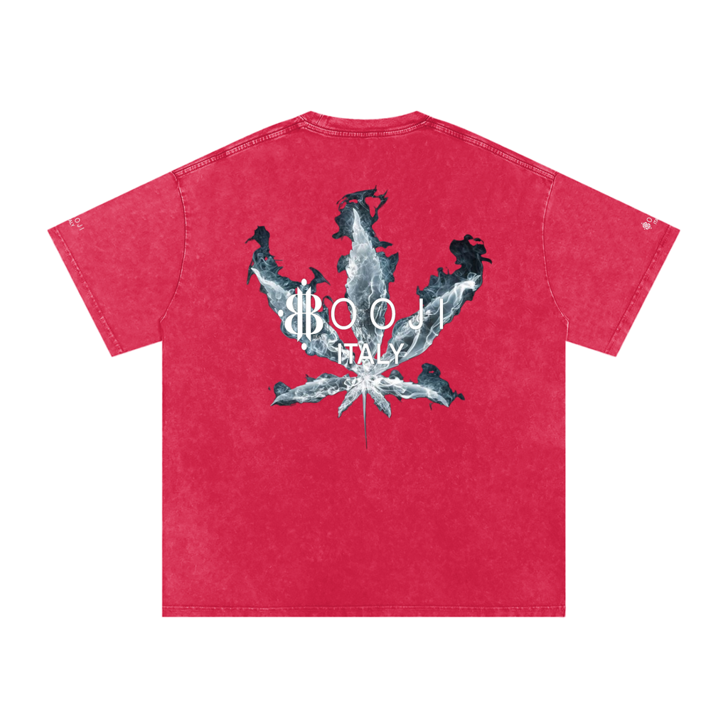 BOOJI ITALY "SMOKES COLLECTION" SNOW WASHED T-SHIRT