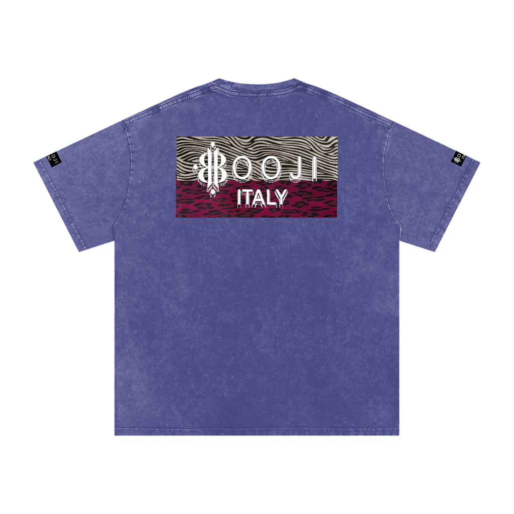 BOOJI ITALY WILD INFLUENCE COLLECTION SNOW WASHED T-SHIRT