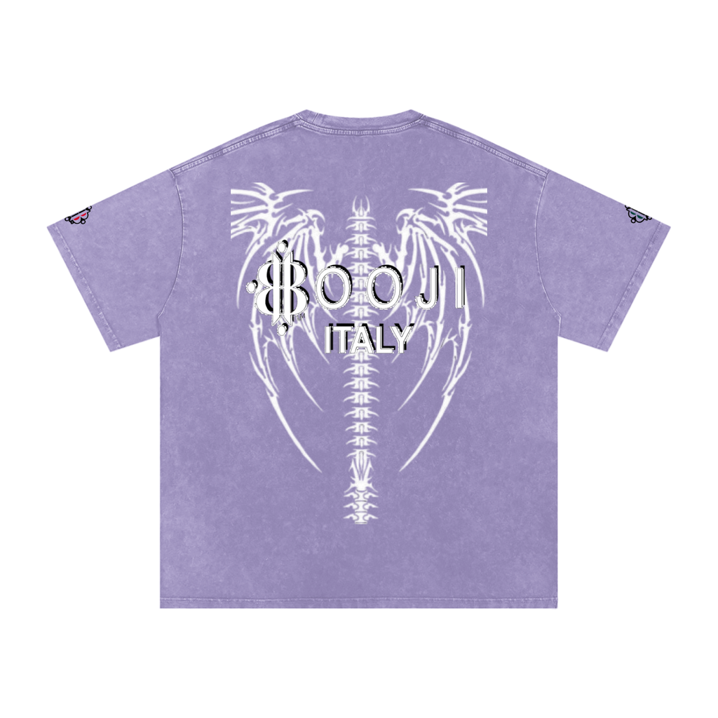 BOOJI ITALY "DXXD IN LOVE" LINE SNOW WASHED T-SHIRT