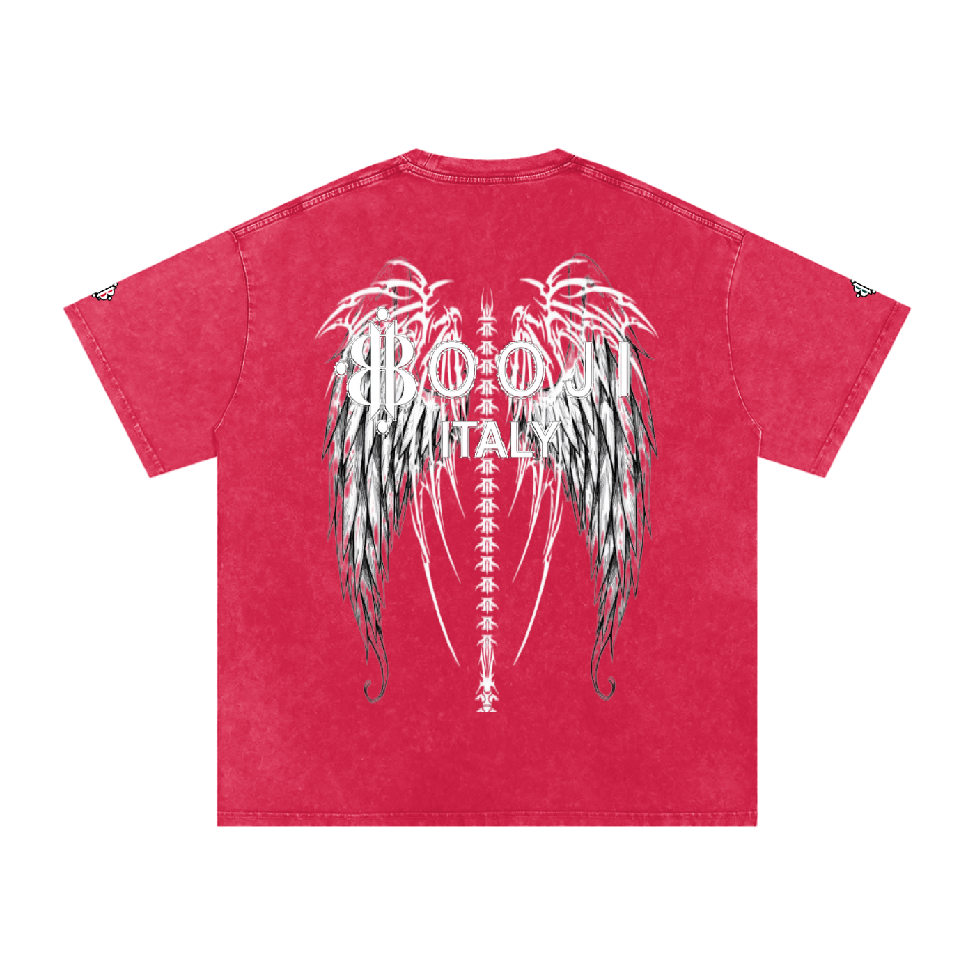 BOOJI ITALY "FLY DENIM MFR." SNOW WASHED T-SHIRT