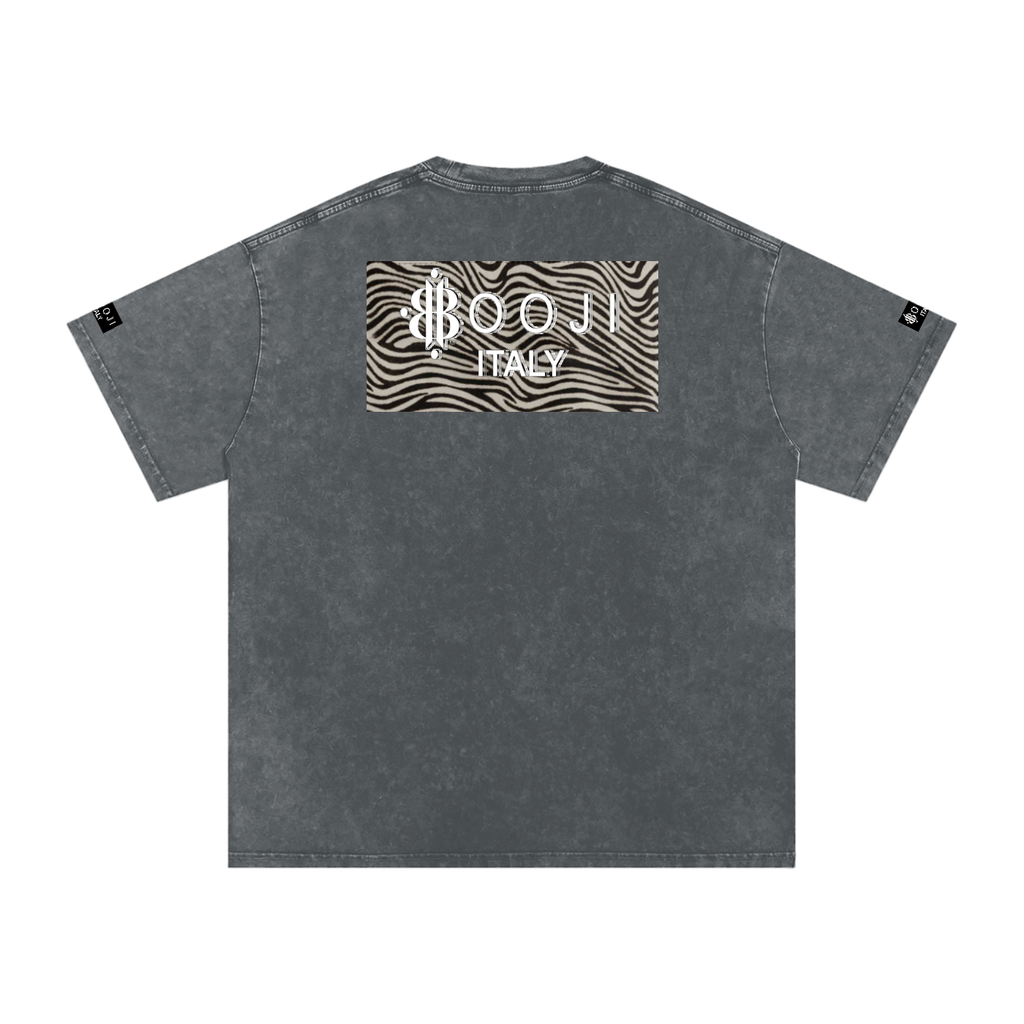 BOOJI ITALY WILD INFLUENCE Z-BACK SNOW WASHED T-SHIRT