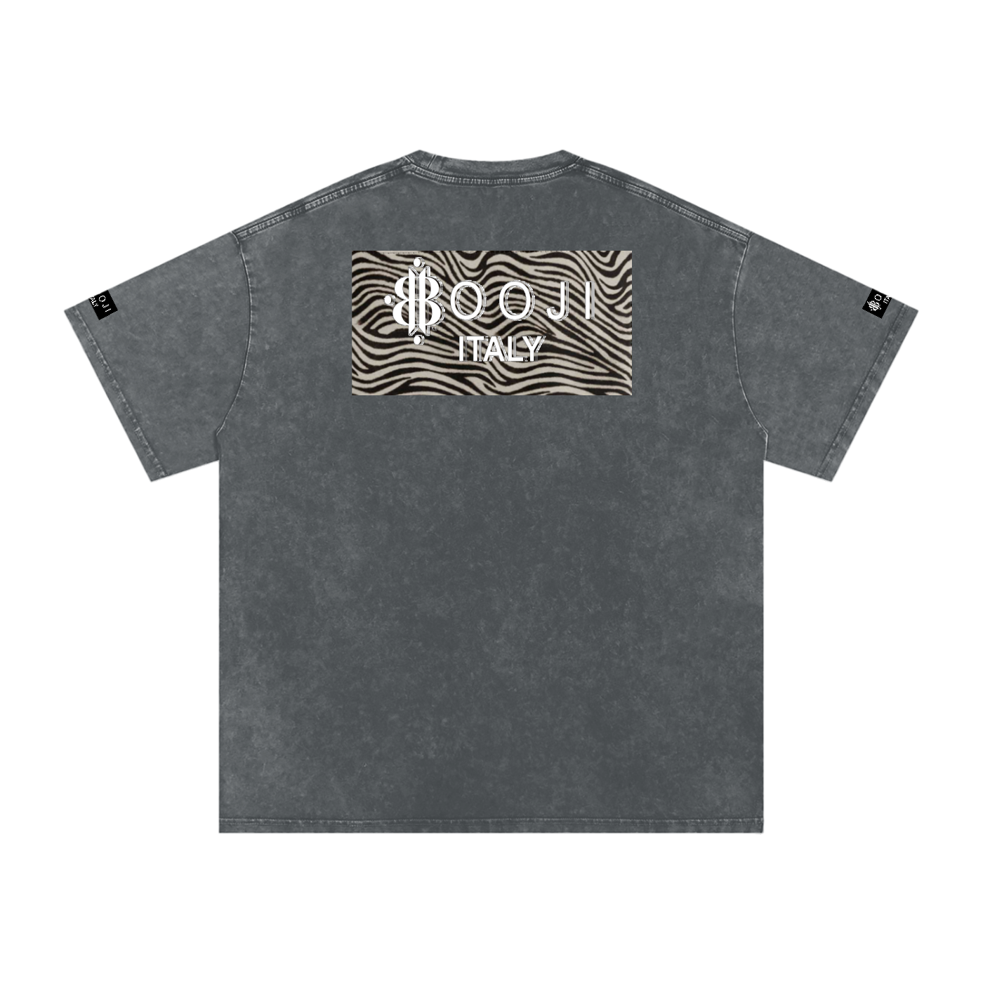 BOOJI ITALY WILD INFLUENCE Z-BACK SNOW WASHED T-SHIRT
