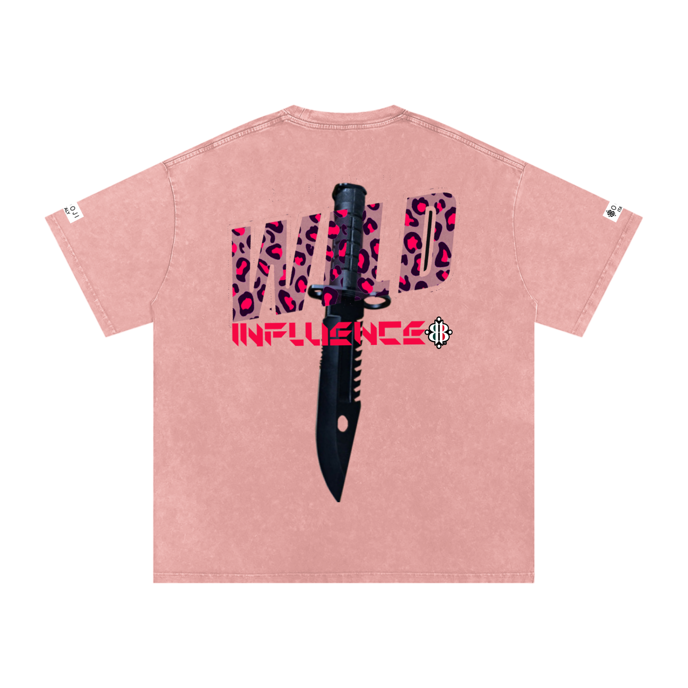 BOOJI ITALY "WILD INFLUENCE" LINE SNOW WASHED T-SHIRT