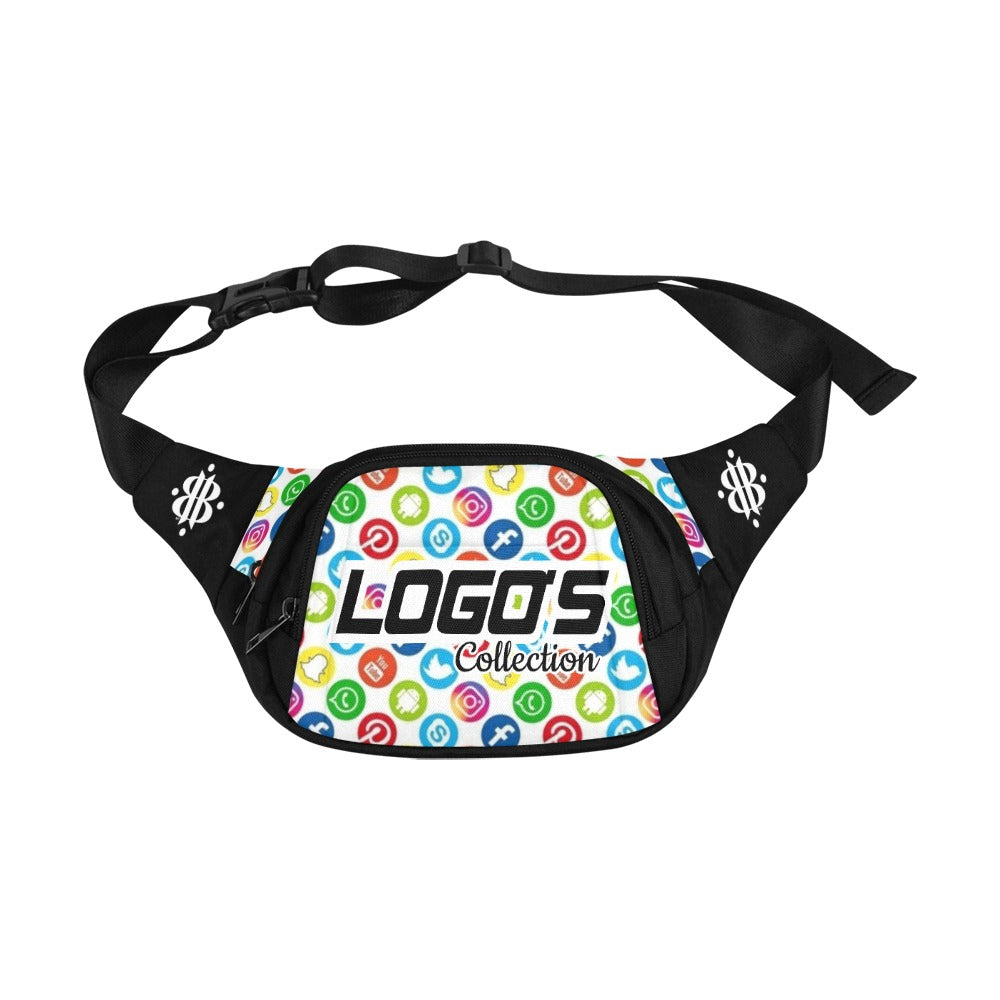 BOOJI ITALY LOGO'S COLLECTION BLACK WAIST BAG