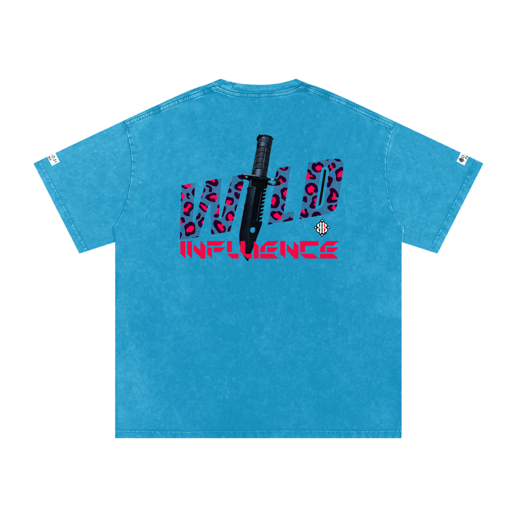 BOOI ITALY WILD INFLUENCE KNIFED SNOW WASHED T-SHIRT