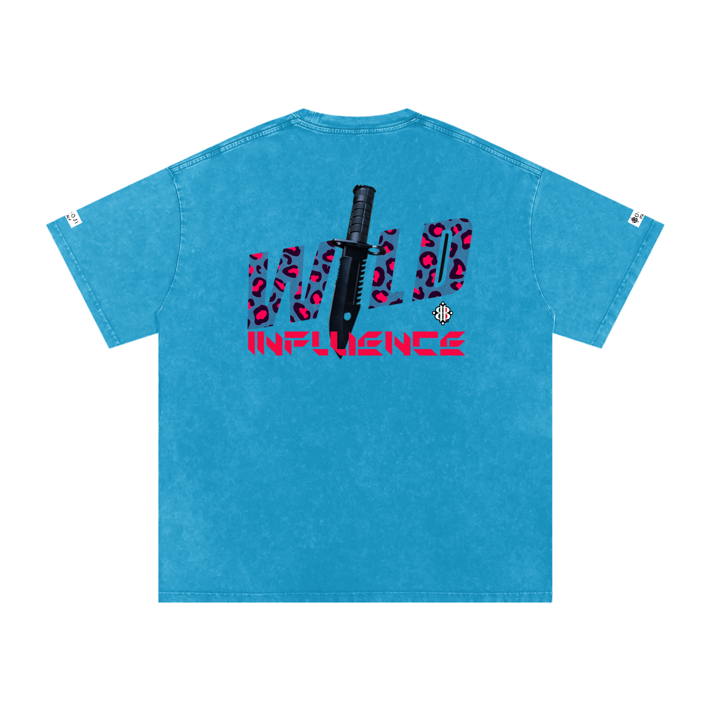 BOOI ITALY WILD INFLUENCE KNIFED SNOW WASHED T-SHIRT