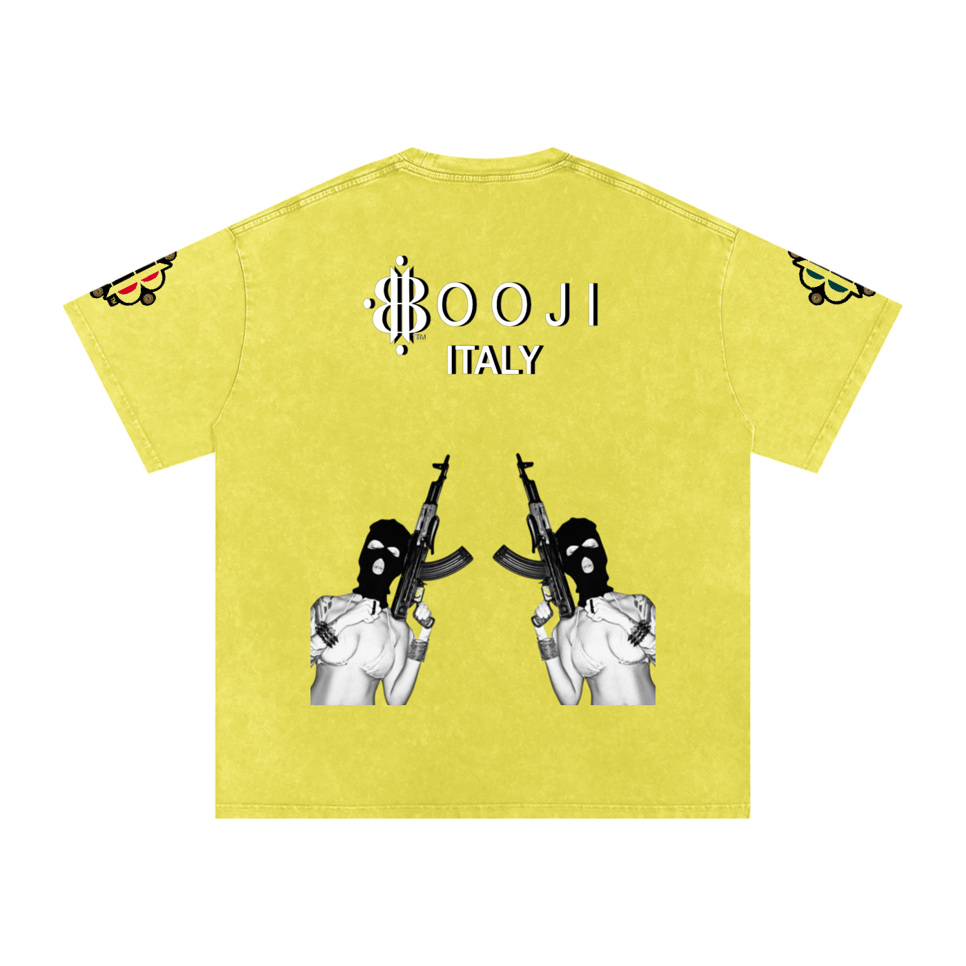 BOOJI ITALY BITE THA BULLET SNOW WASHED T-SHIRT