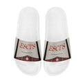 BOOJI ITALY ESCI'S COLLECTION MEN'S WHITE SOLE SLIDES