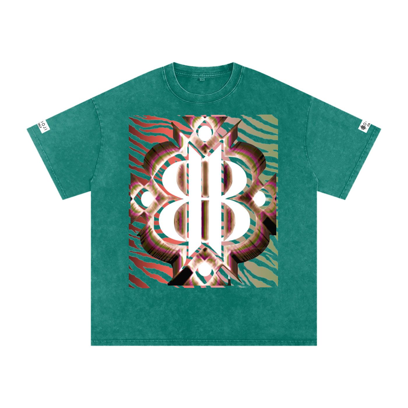 BOOJI ITALY "WILD INFLUENCE" LINE SNOW WASHED T-SHIRT