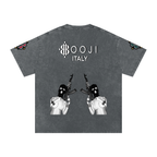 BOOJI ITALY BITE THA BULLET SNOW WASHED T-SHIRT
