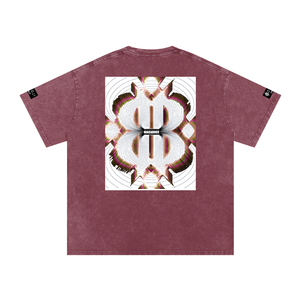 BOOJI ITALY MAGADIGS COLLECTION LOGO SNOW WASHED T-SHIRT