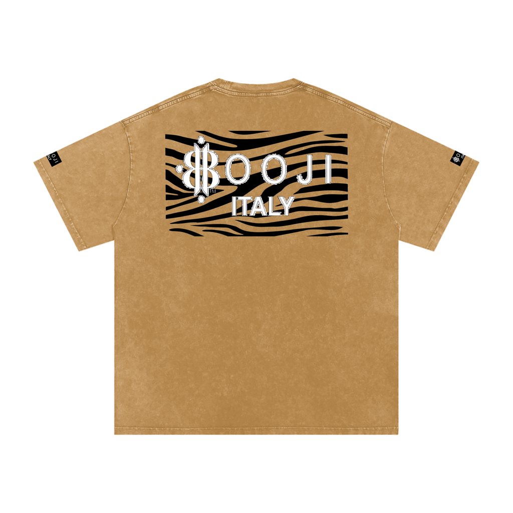 BOOJI ITALY "WILD INFLUENCE" SNOW WASHED T-SHIRT