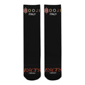 BOOJI ITALY ESCI'S COLLECTION MEN'S BLACK TUBE SOCKS