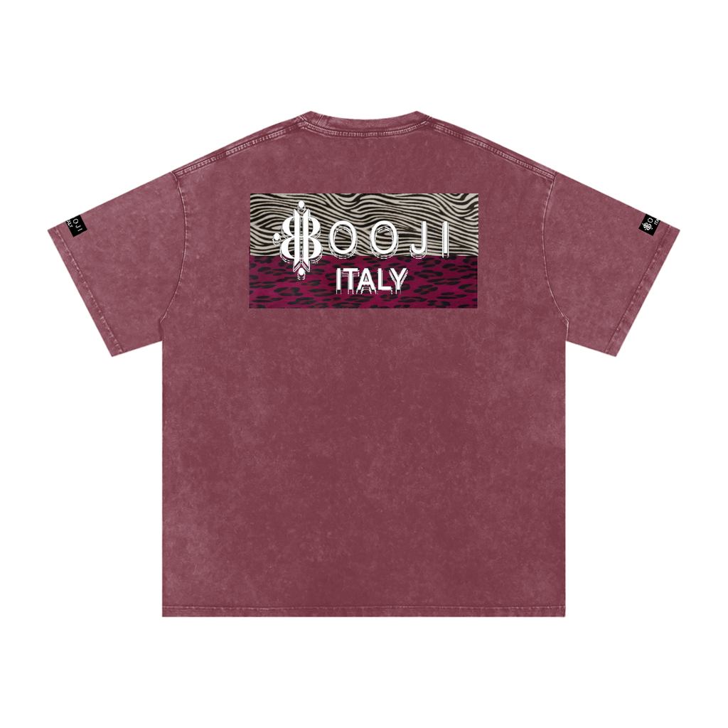 BOOJI ITALY WILD INFLUENCE COLLECTION SNOW WASHED T-SHIRT