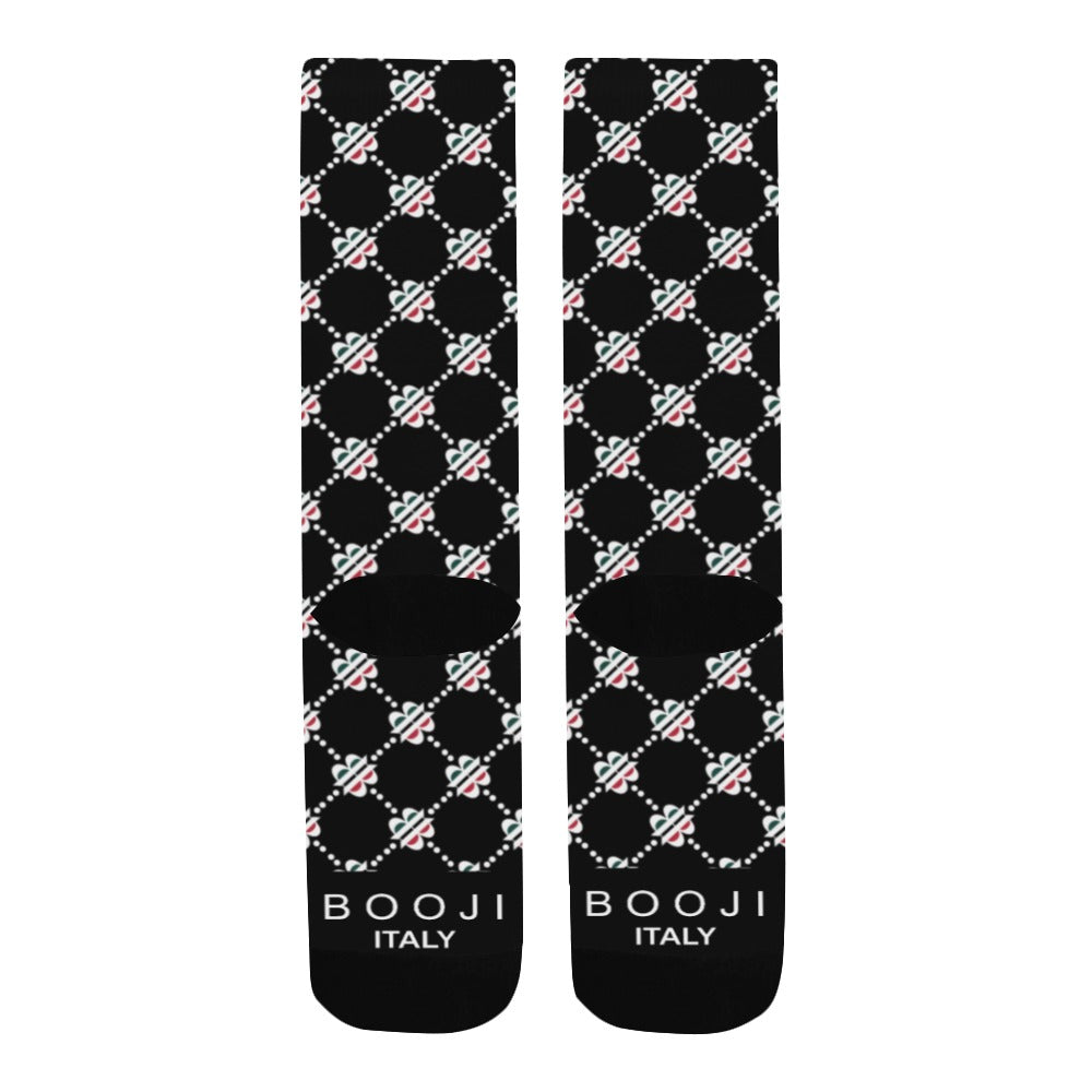 BOOJI LOGO PATTERN Men's Custom Socks