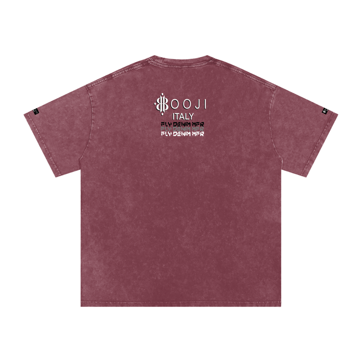 BOOJI ITALY FLY DENIM MFR. COLLECTION SNOW WASHED T-SHIRT