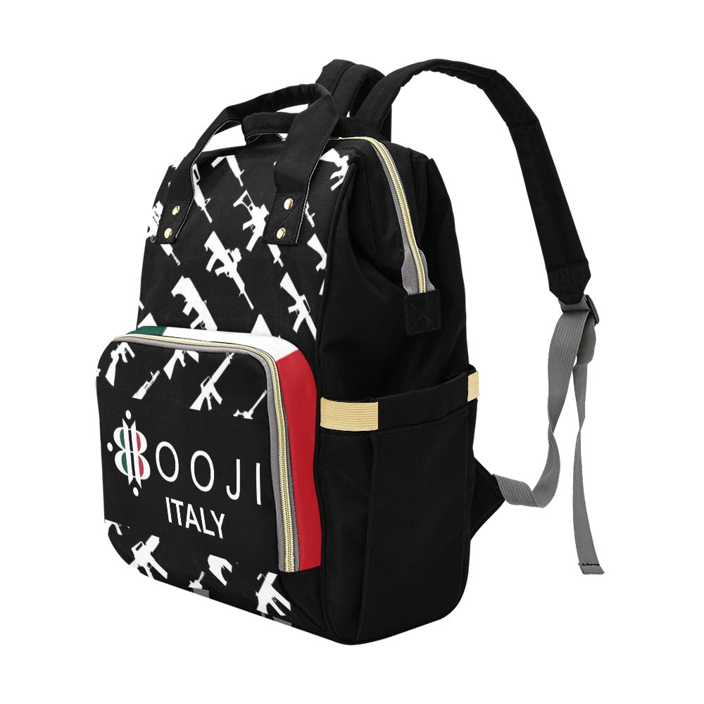 BOOJI ITALY "CLICK BANG COLLECTION" BLACK LUXURY BACKPACK