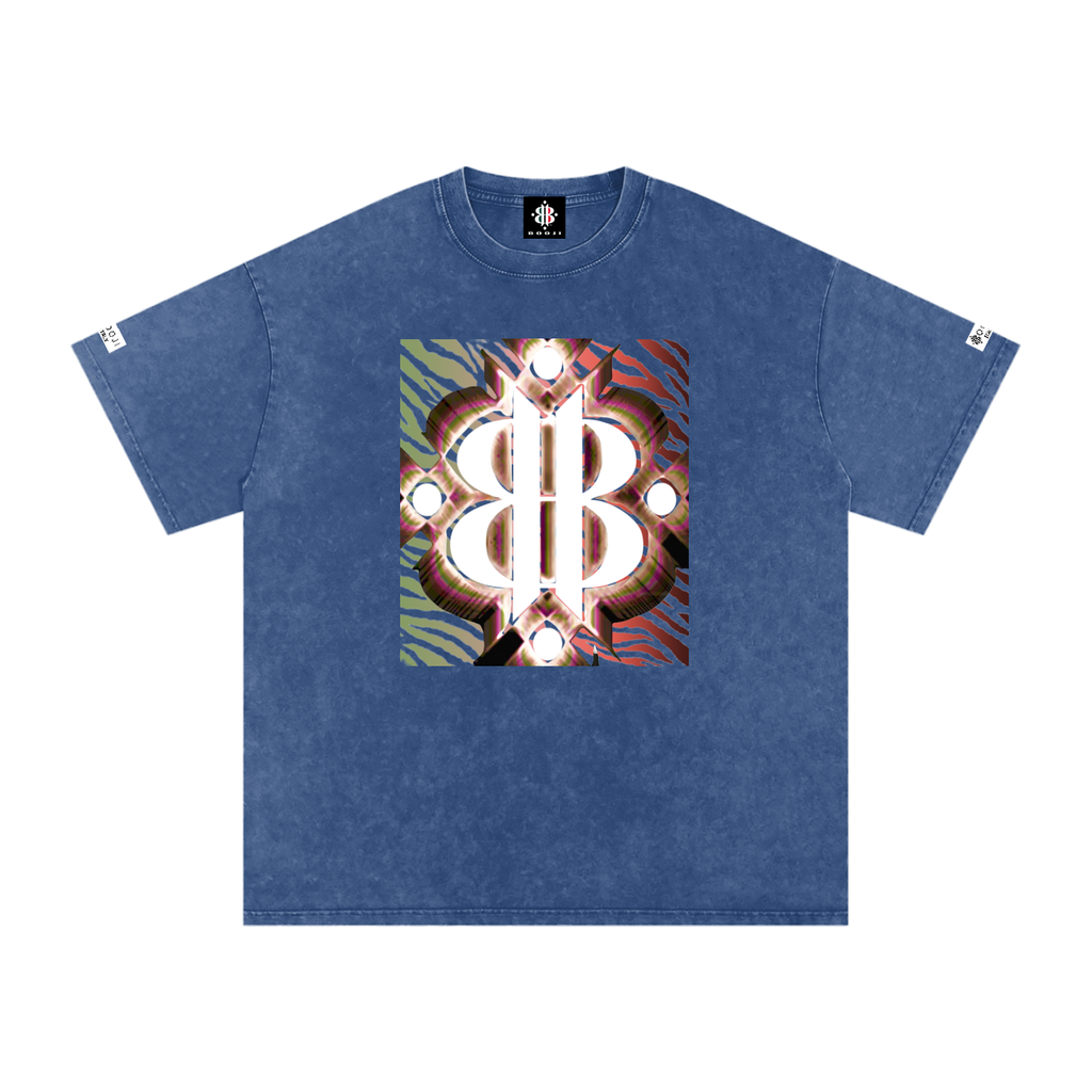 BOOI ITALY WILD INFLUENCE KNIFED SNOW WASHED T-SHIRT