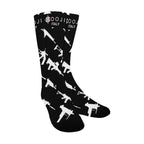 BOOJI ITALY CLICK BANG COLLECTION MEN'S BLACK SOCKS