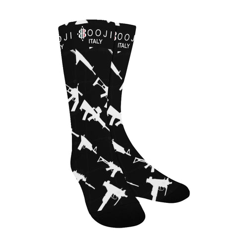 BOOJI ITALY CLICK BANG COLLECTION MEN'S BLACK SOCKS