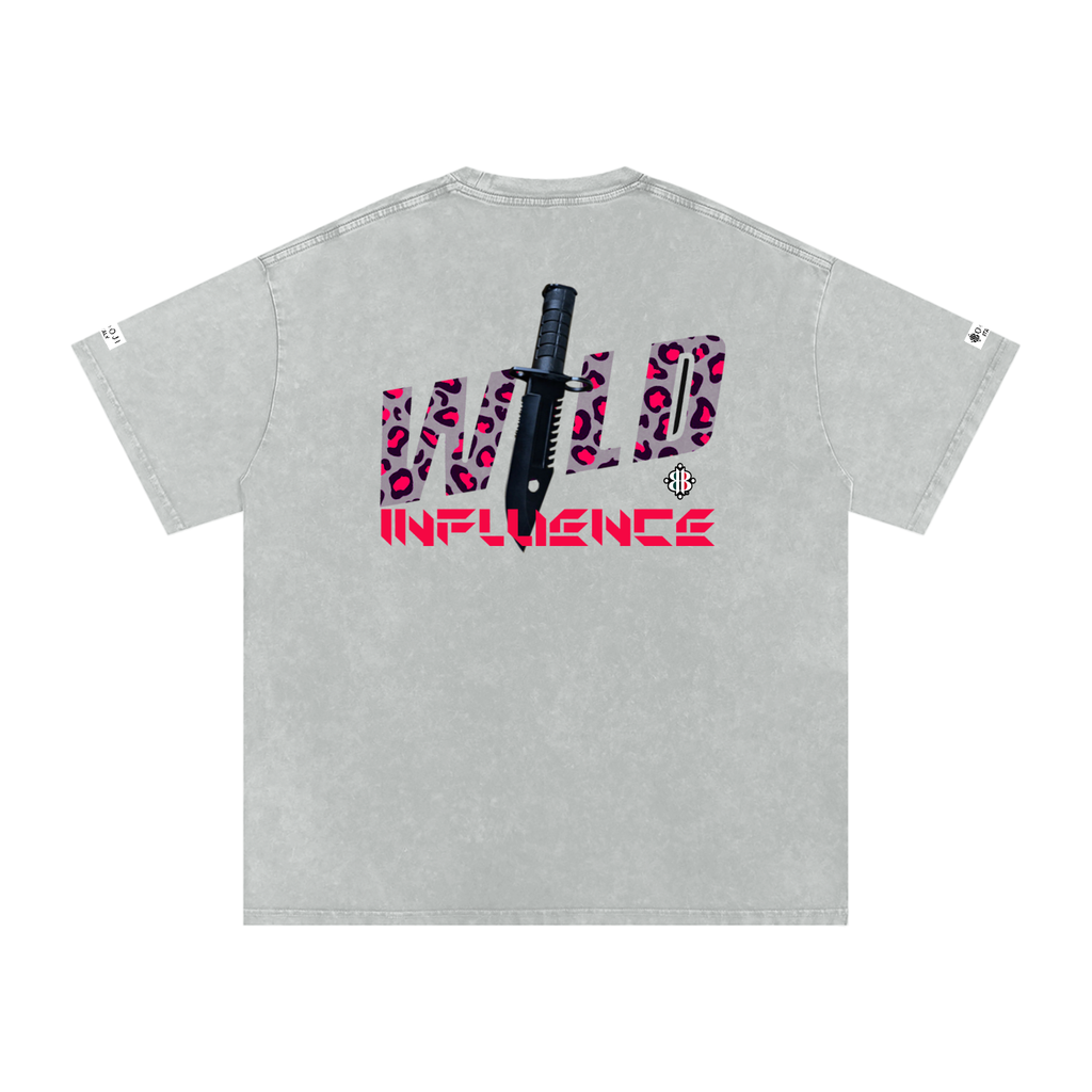 BOOI ITALY WILD INFLUENCE KNIFED SNOW WASHED T-SHIRT