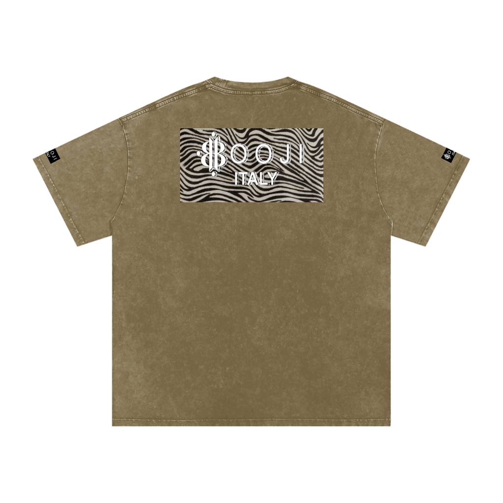 BOOJI ITALY WILD INFLUENCE Z-BACK SNOW WASHED T-SHIRT