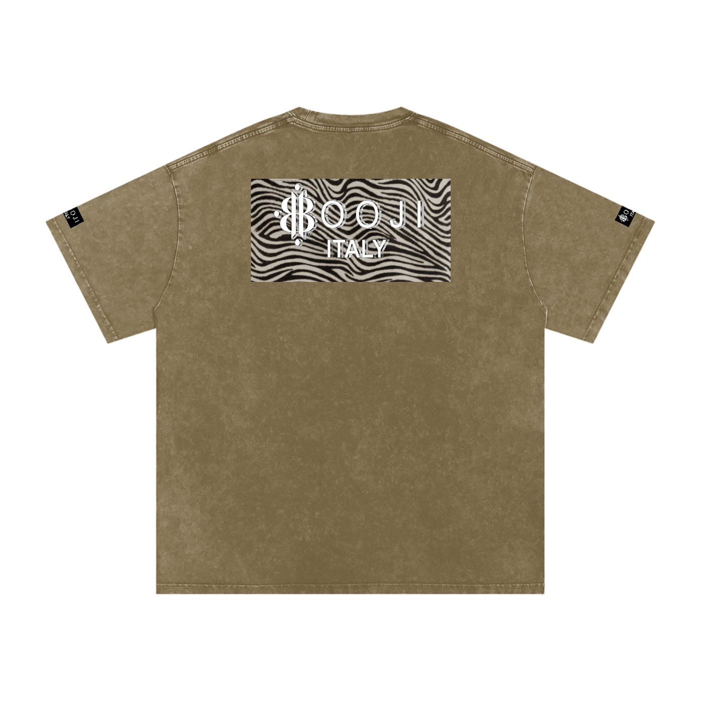 BOOJI ITALY WILD INFLUENCE Z-BACK SNOW WASHED T-SHIRT