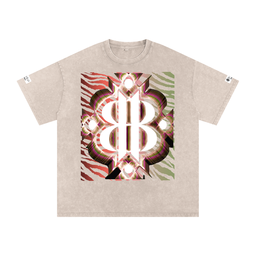 BOOJI ITALY "WILD INFLUENCE" LINE SNOW WASHED T-SHIRT