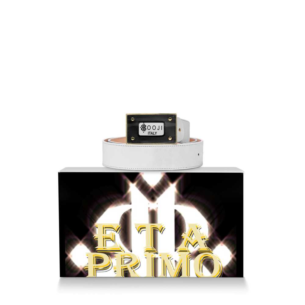 BOOJI ITALY ETA PRIMO COLLECTION DESIGNER LEATHER BELT