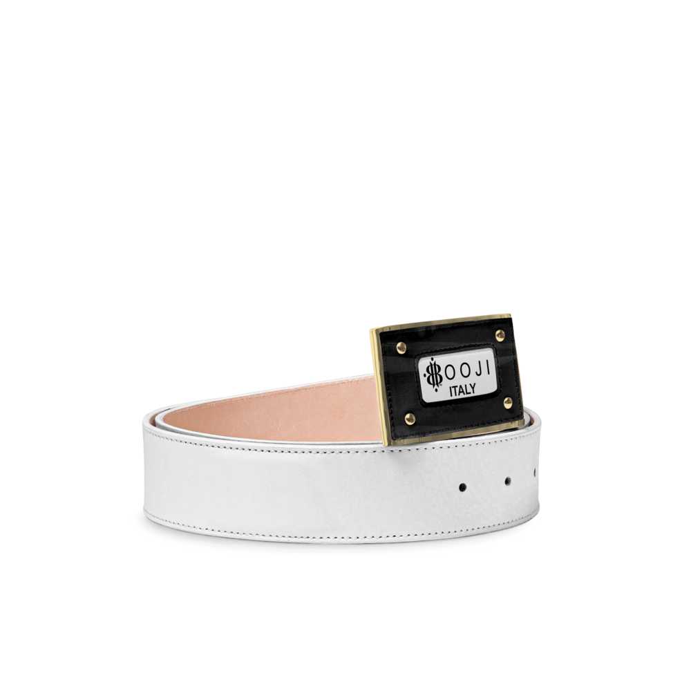 BOOJI ITALY ETA PRIMO COLLECTION DESIGNER LEATHER BELT