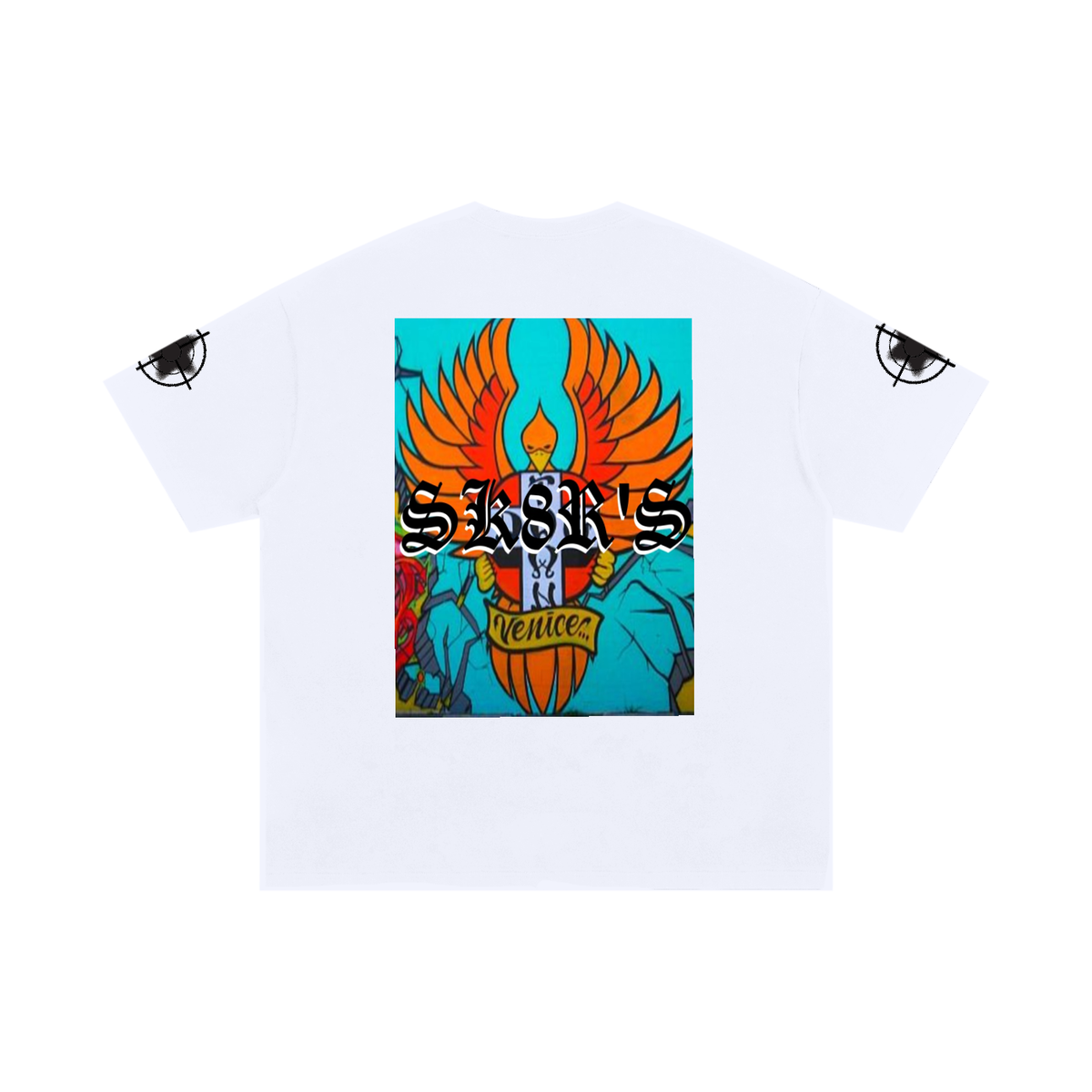 BOOJI ITALY SK8R'S COLLECTION LABEL OVERSIZED COTTON T-SHIRT