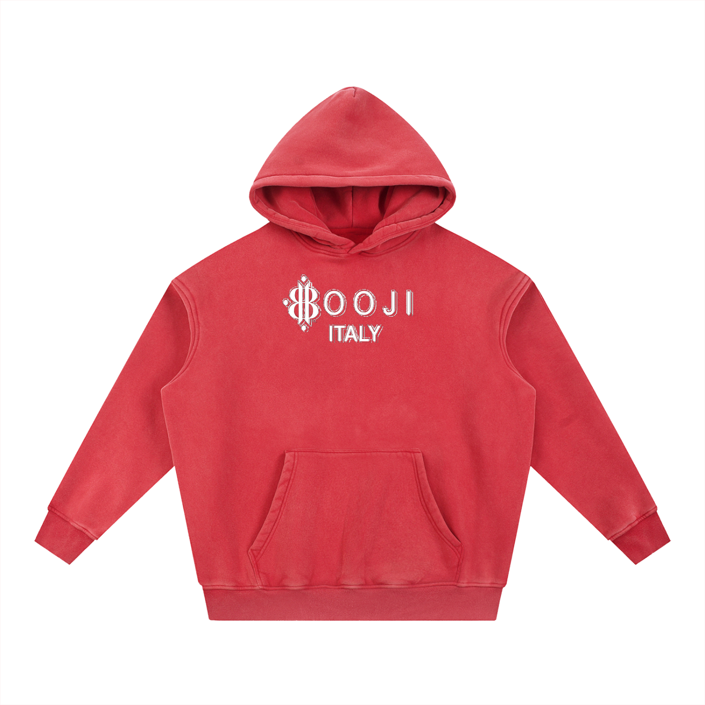 BOOJI ITALY FLY DENIM MFR. SNOW WASHED HOODIE