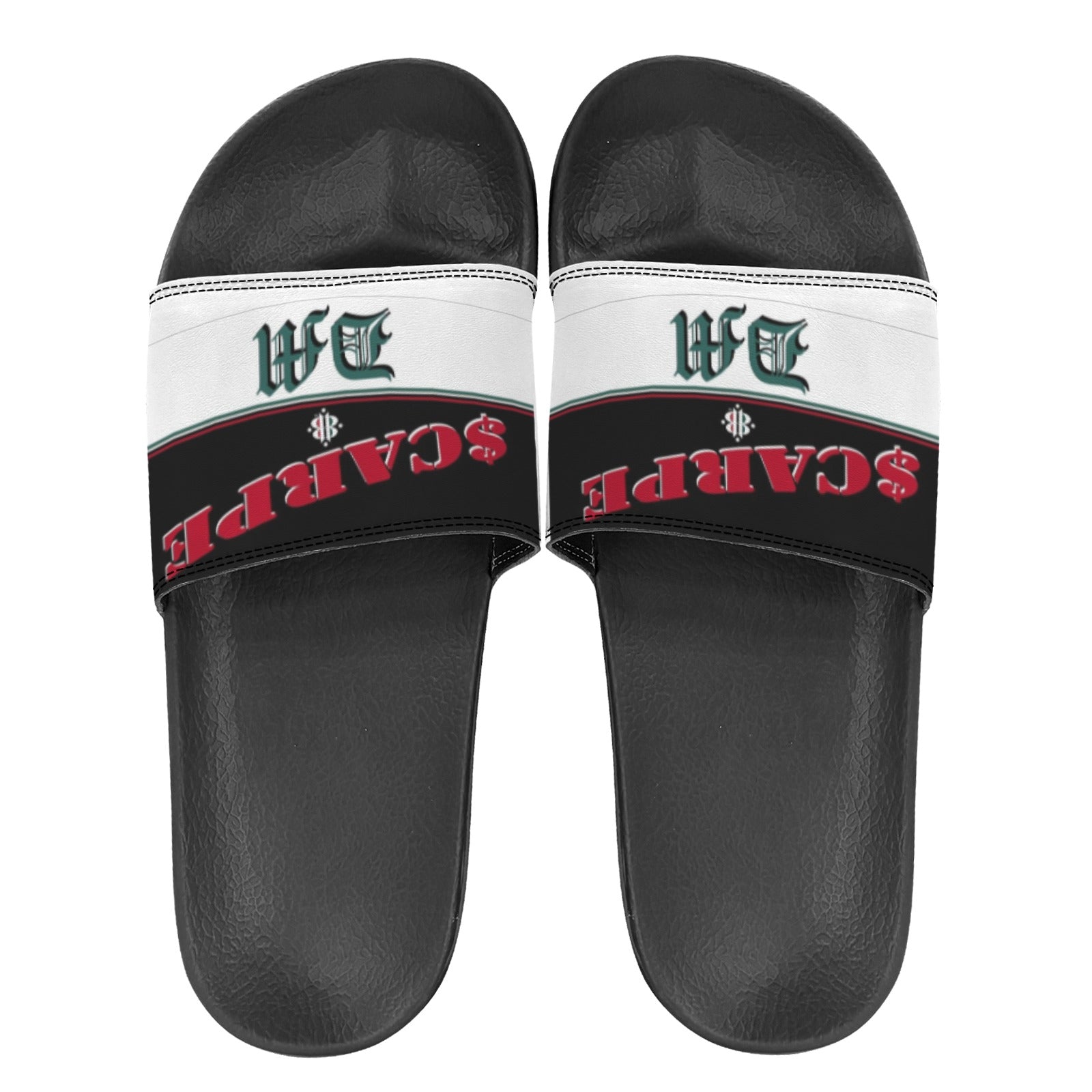 BOOJI ITALY SCARPE DM COLLECTION WOMEN'S BLACK SOLE SLIDES