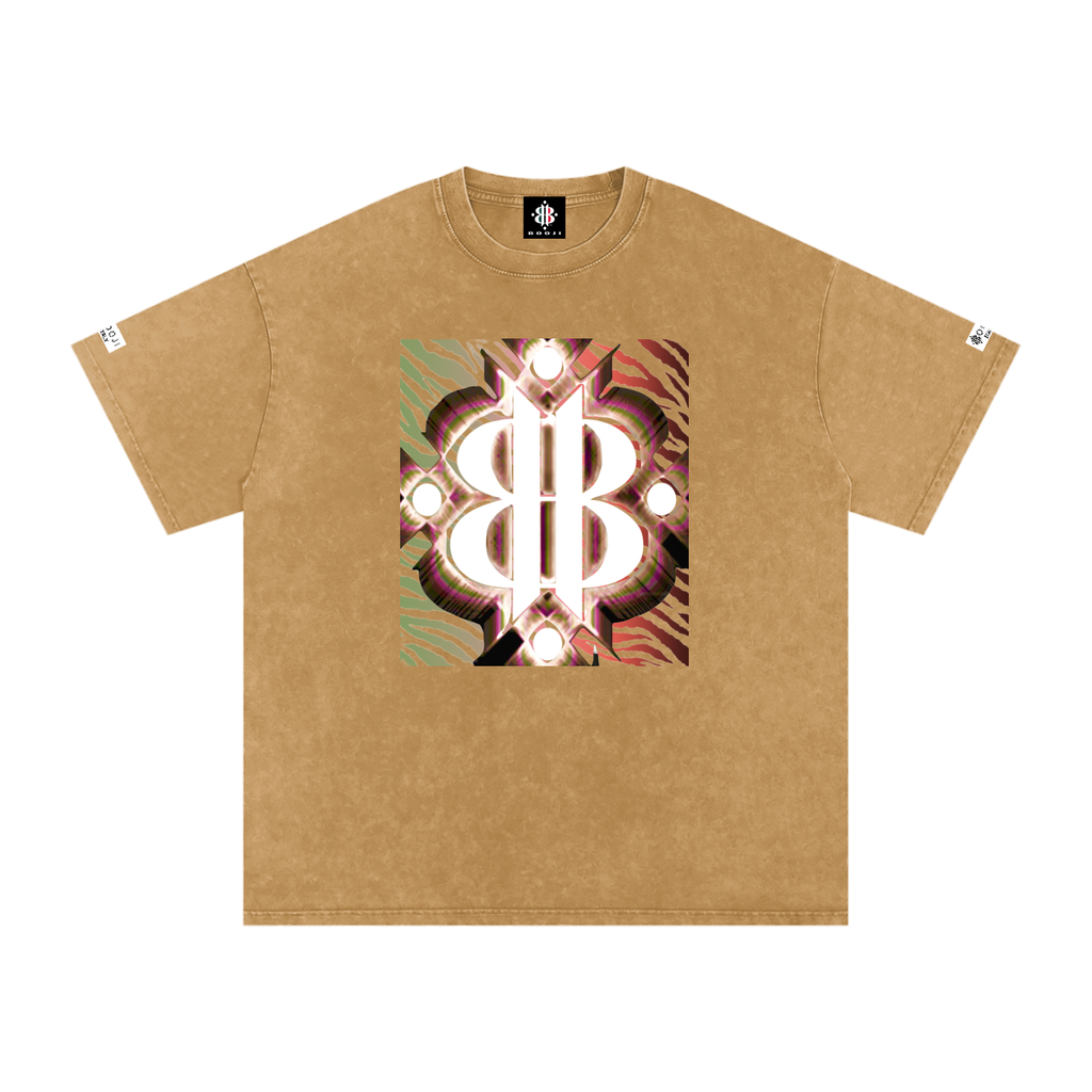 BOOI ITALY WILD INFLUENCE KNIFED SNOW WASHED T-SHIRT