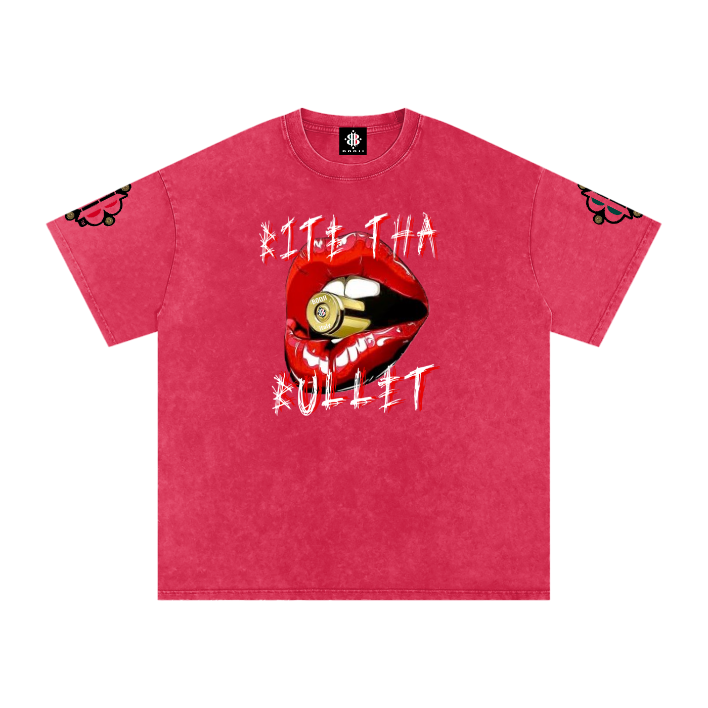 BOOJI ITALY BITE THA BULLET SNOW WASHED T-SHIRT