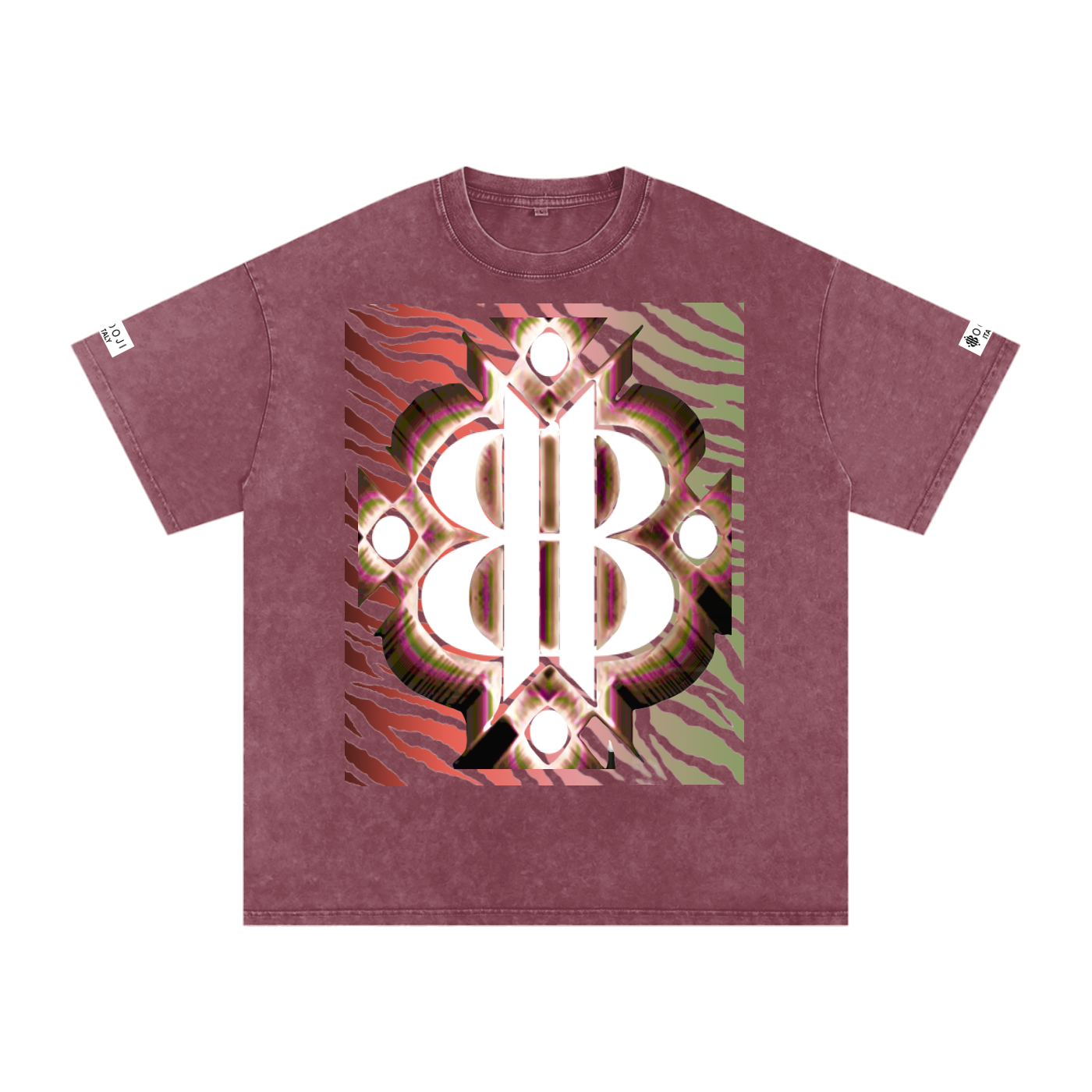 BOOJI ITALY WILD INFLUENCE KNIFE SNOW WASHED T-SHIRT
