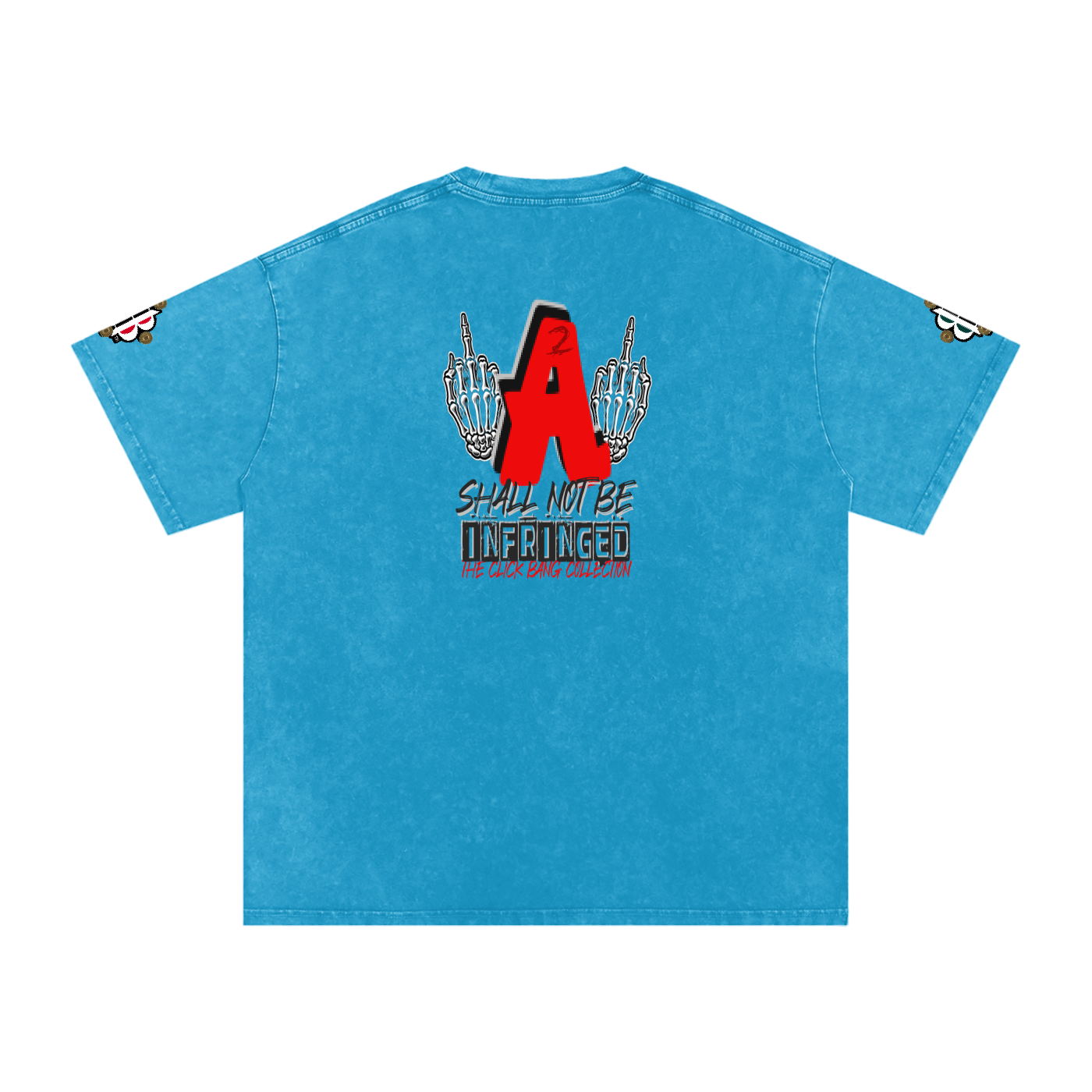 BOOJI ITALY CLICK BANG COLLECTION MENS SNOW WASHED T-SHIRT
