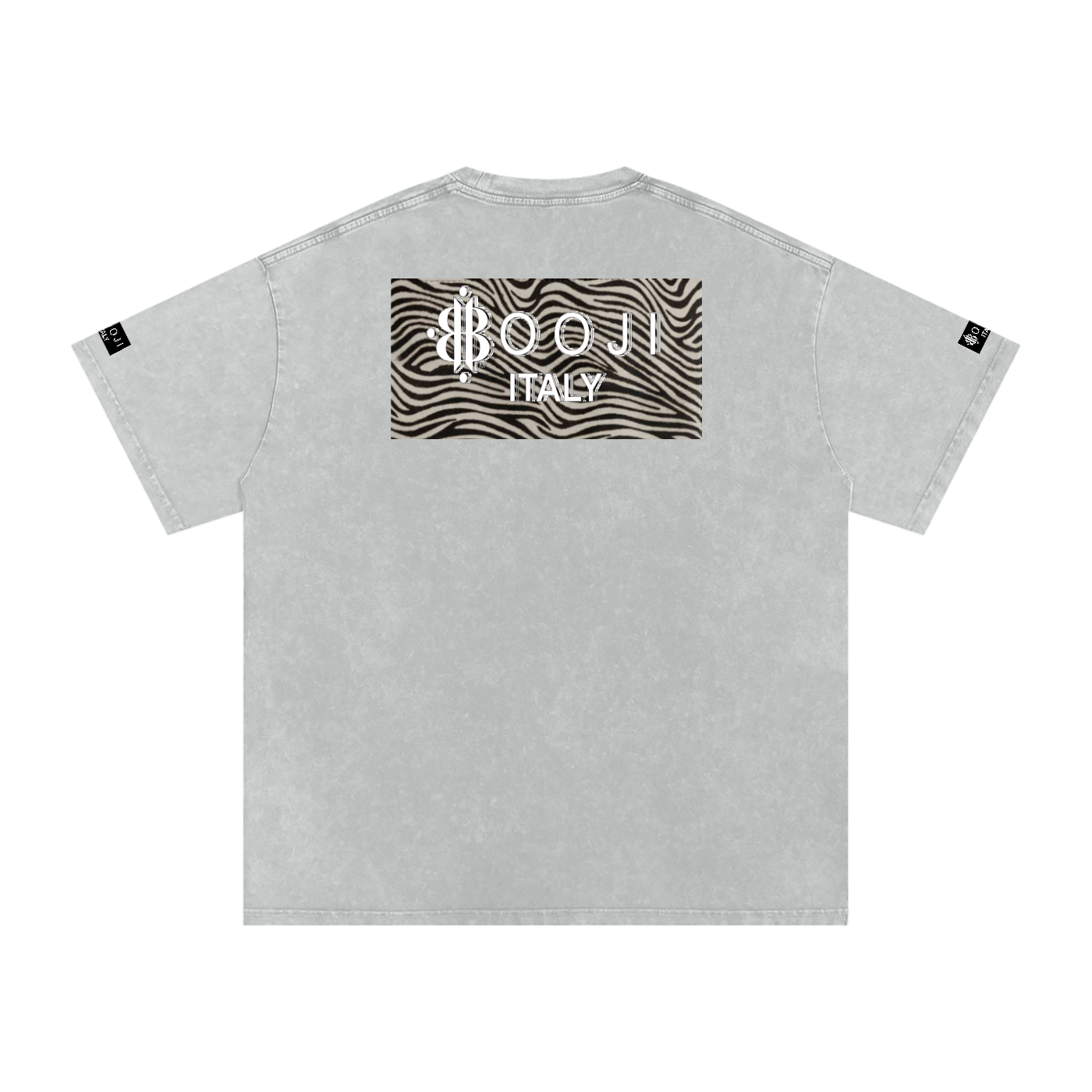 BOOJI ITALY WILD INFLUENCE Z-BACK SNOW WASHED T-SHIRT