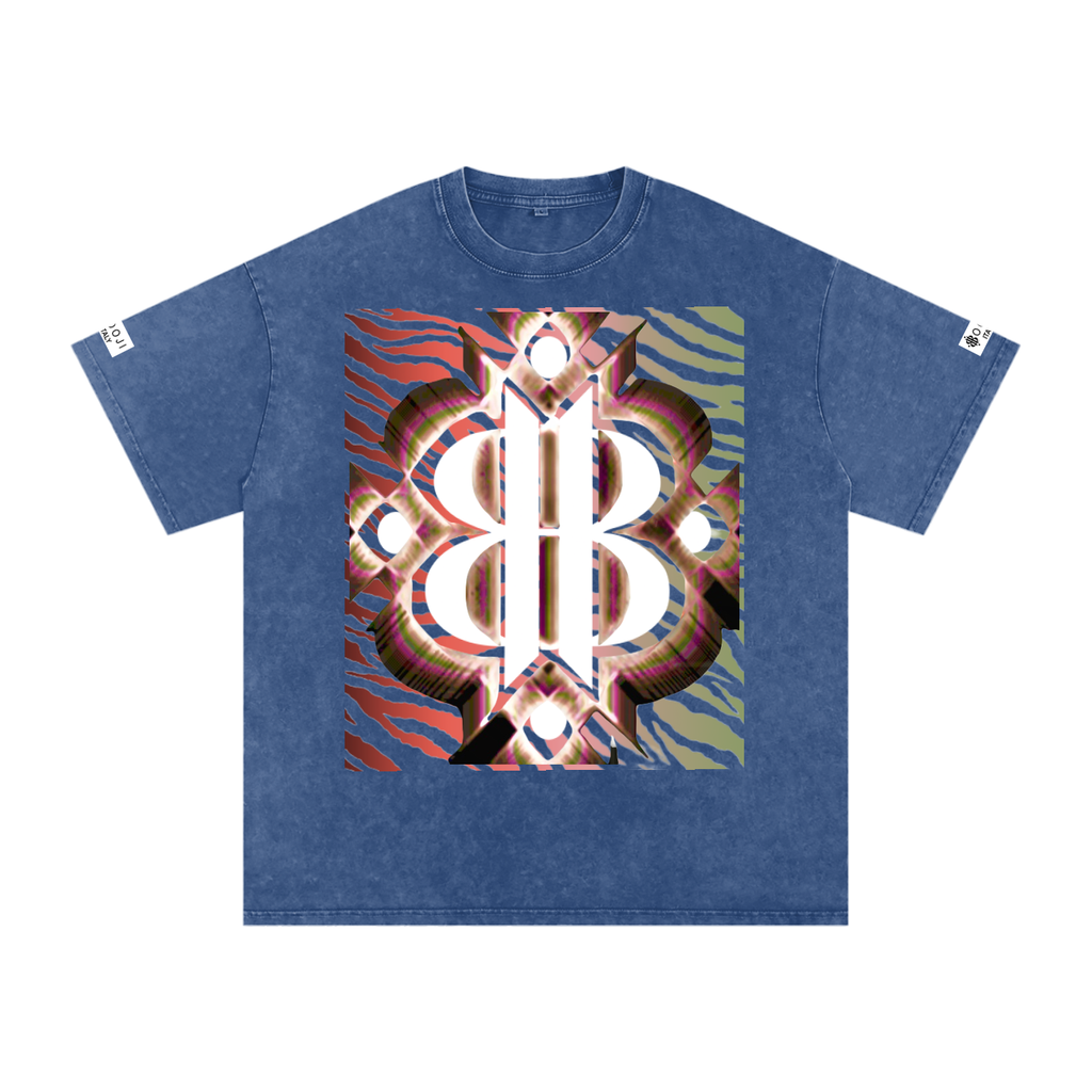 BOOJI ITALY "WILD INFLUENCE" LINE SNOW WASHED T-SHIRT