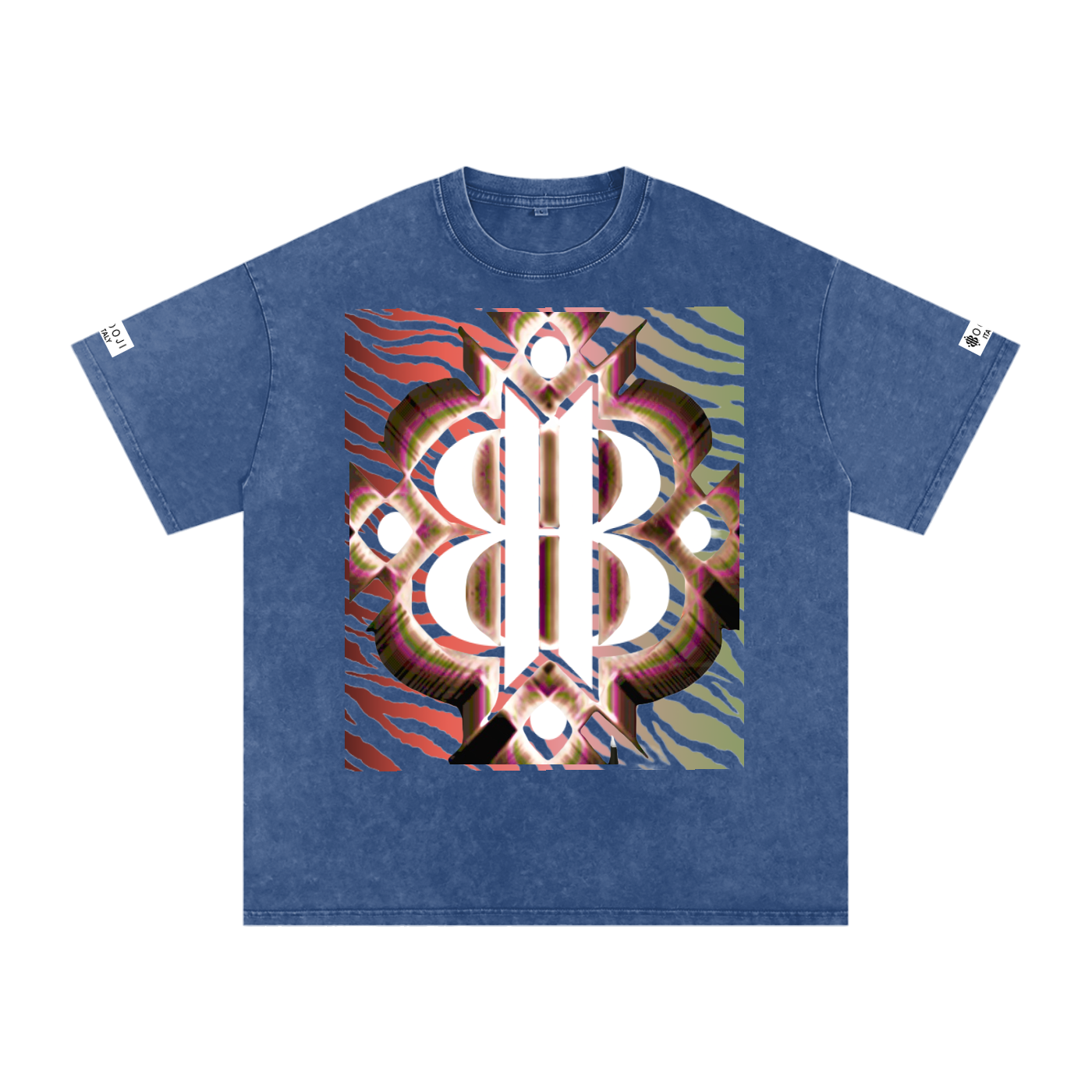 BOOJI ITALY "WILD INFLUENCE" LINE SNOW WASHED T-SHIRT