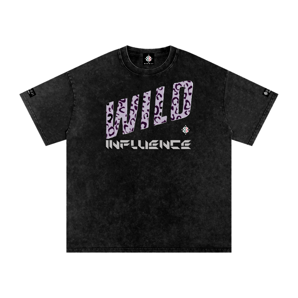 BOOJI ITALY WILD INFLUENCE COLLECTION SNOW WASHED T-SHIRT